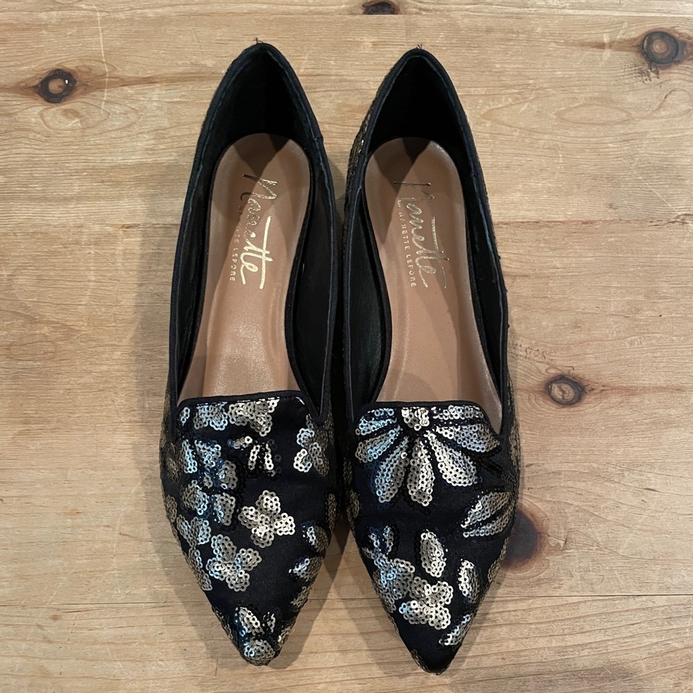 Nanette Lepore Alanis Loafers Flats low heel Old Money Minimalist Holiday 8M